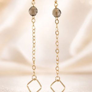 Pendientes Cadena Cuadrado