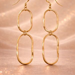 Pendientes Haba Doble