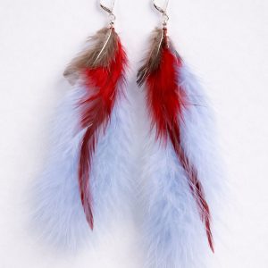 Pendientes Mix plumas