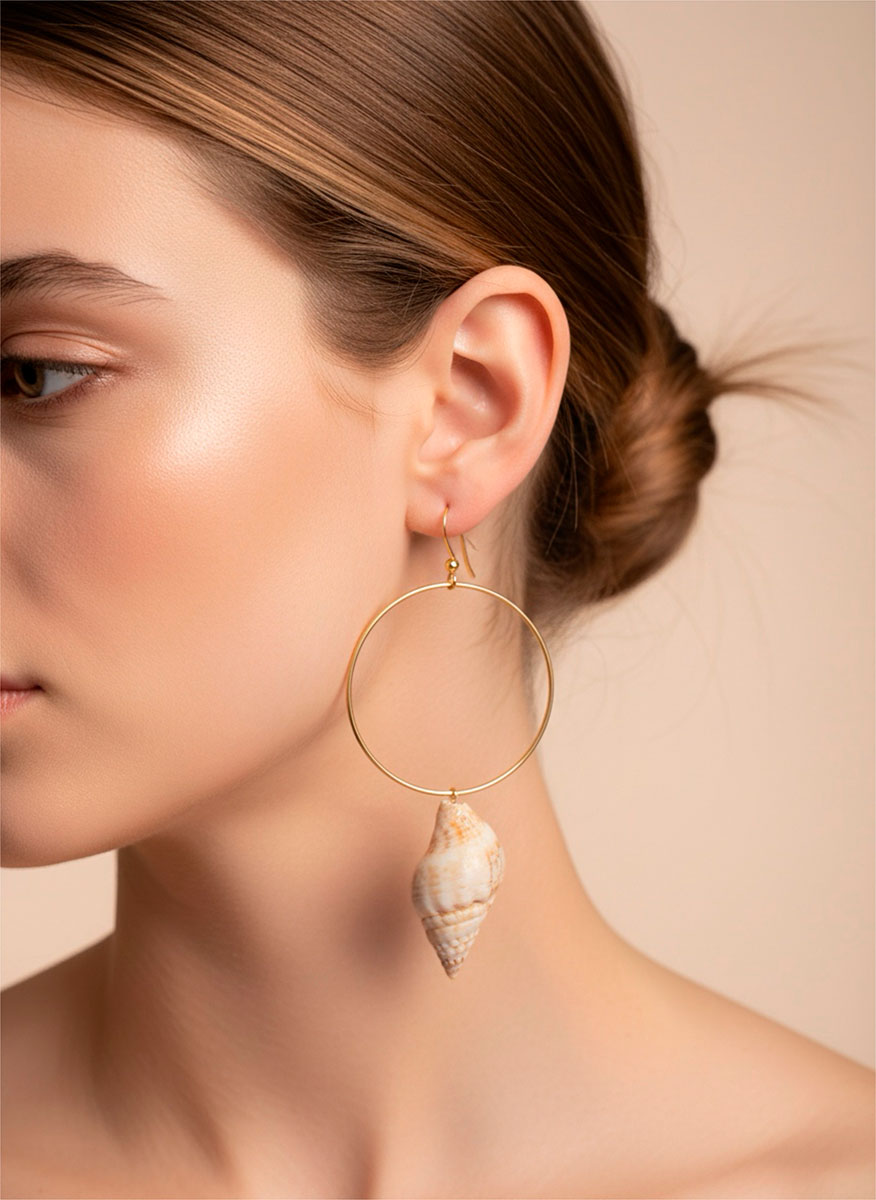 Pendientes Caracolas in love